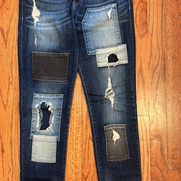 Flying Monkey patched jeans in perfect condition - Picture 4 of 13